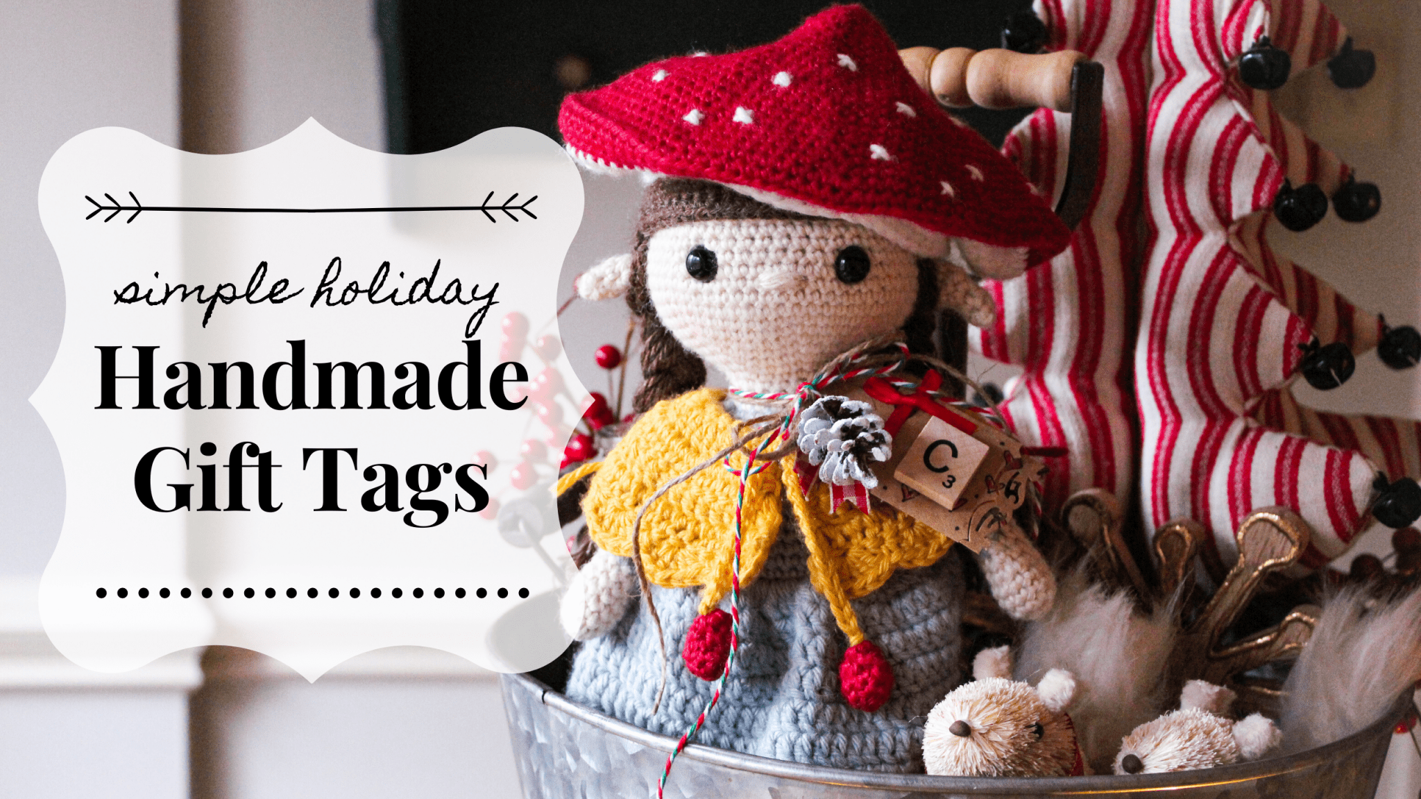 Simple Holiday Handmade Gift Tags