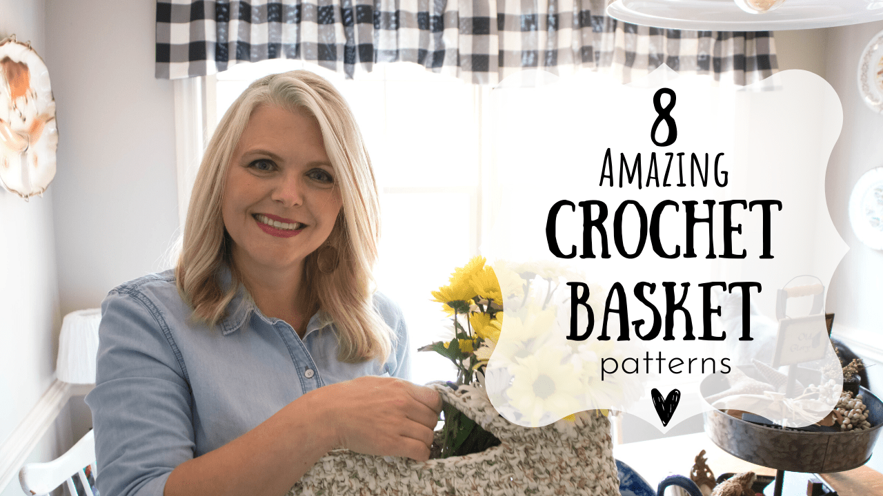 8 Absolutely Amazing Crochet Basket Patterns