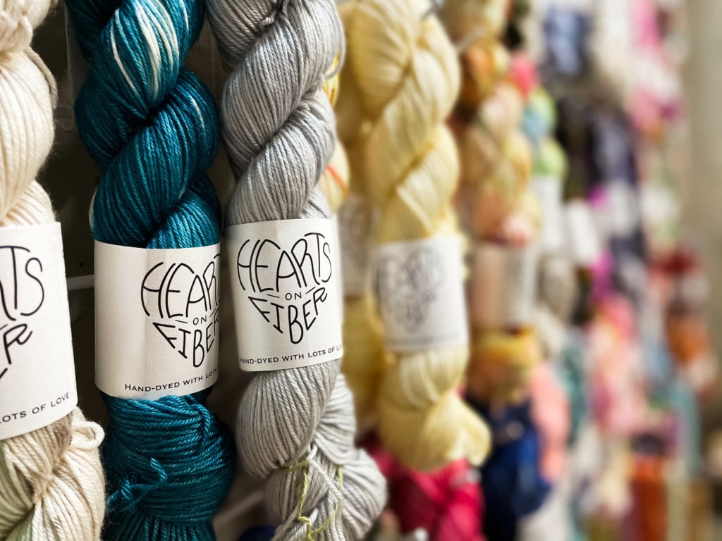 Local yarn shop virtual tour