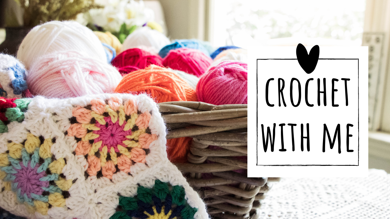 Crochet With Me [Relaxing Garden Tour Video]