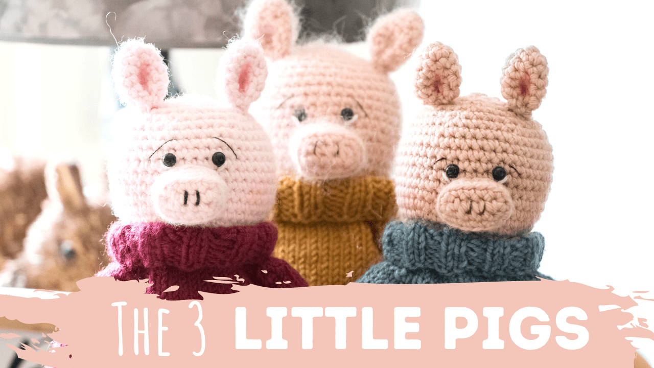 Three Little Pigs Amigurumi Pattern