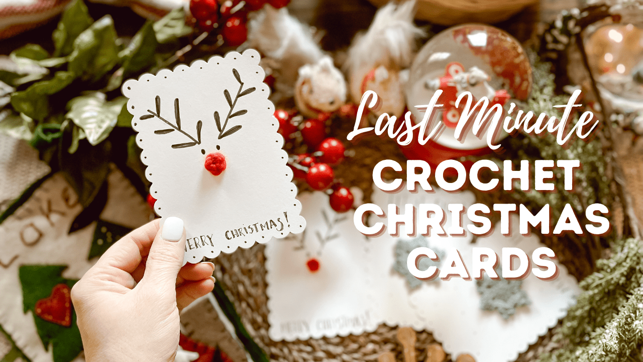 Last Minute Crochet Christmas Cards