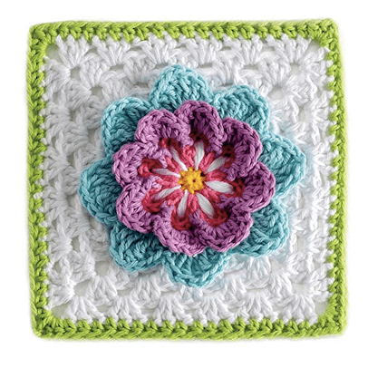 3D Granny Squares: 100 Crochet Patterns