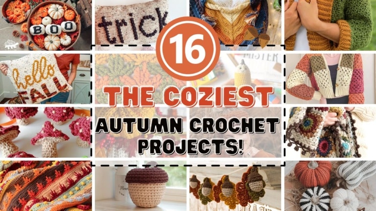 The COZIEST AUTUMN CROCHET Projects for FALL 2023!