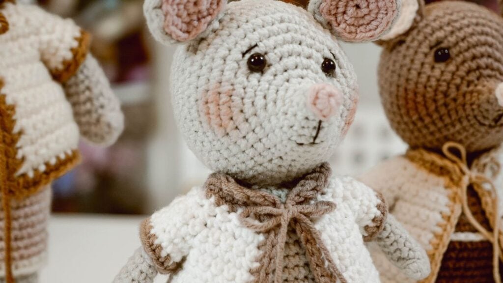 ENGLISH/ESPAÑOL Amigurumi Crochet Pattern Mouse Pdf 