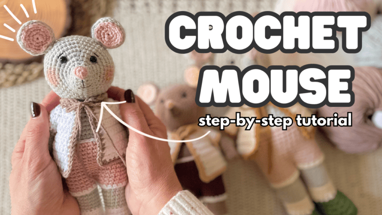 FREE AMIGURUMI CROCHET MOUSE PATTERN: Learn How to Make Amigurumi!