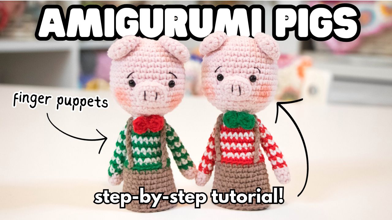 The Amigurumi Pig Finger Puppet Pattern – FREE Crochet Pattern